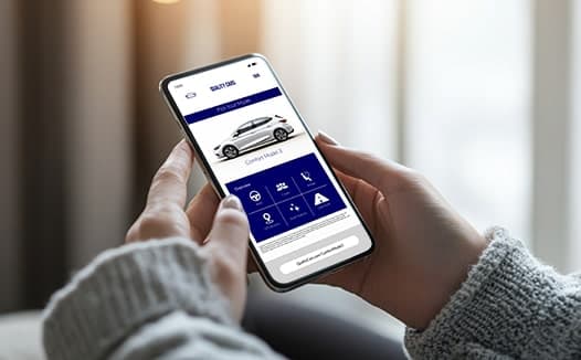 Researching for cars on a phone